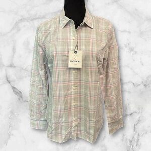 Untuckit Chasseles button down shirt 100% cotton nwt